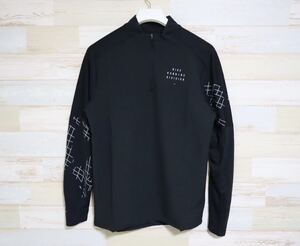 新品 Sサイズ NIKE ナイキ DRI-FIT ランニング　ディビジョン　ハーフジップ　ロングスリーブシャツ　Running Division ブラック　黒