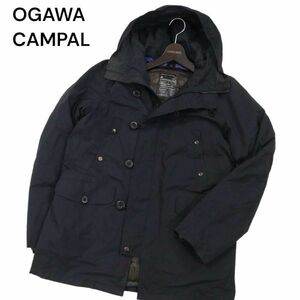 美品★ ナノユニバース × OGAWA CAMPAL 小川キャンパル インナーダウン★ 3way N-3B ダウン ジャケット Sz.M　メンズ 黒　I3T02013_B#O