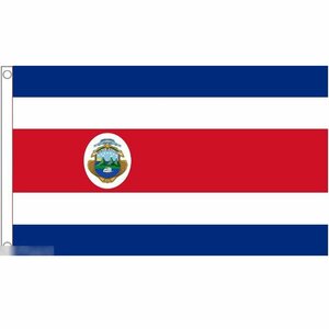 海外限定 国旗 コスタリカ共和国 政府用旗 軍用旗 特大フラッグ