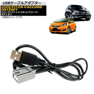 USBケーブルアダプター ホンダ オデッセイ RB3,RB4 2009年～2013年 長さ：約100cm USB2.0 AP-UJ0858