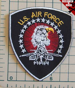 \200アイロンワッペン・エンブレムアメリカUSA AIR FORCE