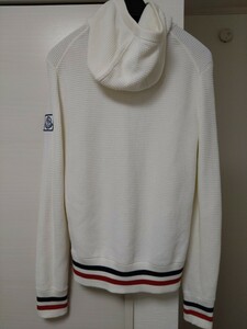 未使用級極美品モンクレール ガムブルー MONCLER GAMME BLUE ワッフル ニット ジップアップ パーカー 9417100 909AA 国内正規 