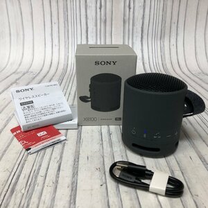 m001 B(60) 極美品 SONY ソニー SRS-XB100 ワイヤレス ポータブルスピーカー ブラック