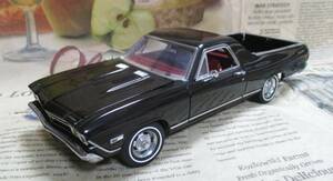 ★激レア絶版★ダンバリーミント*1/24*1968 Chevrolet Chevelle El Camino SS-396 ブラック