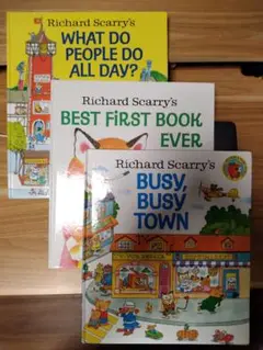 Richard Scarry 絵本 3冊 リチャード・スキャリー