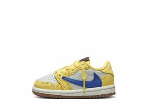 Travis Scott Nike TD Air Jordan 1 Low OG "Canary" 8cm DZ5908-700