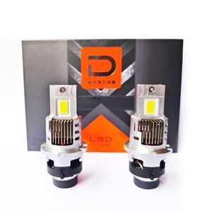 【安心1年保証】車検対応 led ヘッドライト ポン付け D4S/D4R 28,000LM led化 HID交換 35W 6000K 12Vキャンセラー内蔵 2本セット LF-D4