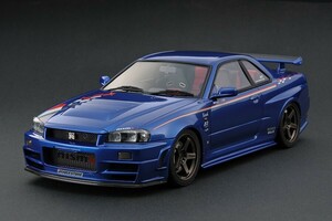 1/18 NISSAN SKYLINE GT-R R34 NISMO Z-TUNE Z2 Bayside Blue イグニッションモデル IG0010 日産 スカイライン ニスモフェスティバル 2013