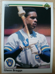 ★来日外国人 ブラッグス 横浜 ベイスターズ GLENN BRAGGS UPPER DECK 1990 #456 MLB メジャーリーグ BREWERS ブリュワーズ 大洋 UD