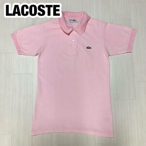 CHEMISE LACOSTE ラコステ 半袖ポロシャツ 2 ピンク ワニ