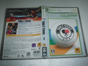  中古 XBOX360 TABLE TENNIS 卓球 動作保証 同梱可 