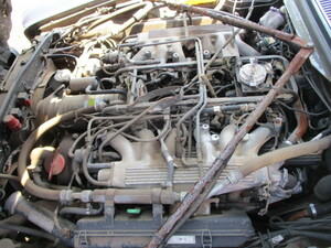 ■デイムラー ダブルシックス エンジン 中古 ジャガー シリーズ3 D6 W6 XJ12 部品取りあり オルタネーター パワステポンプ ■