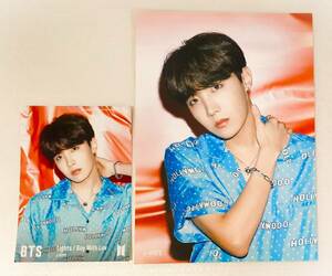 BTS Lights/Boy With Luv 購入 特典 公式 J-HOPE フライヤー 生写真 フォトカード セット ホソク ホビ タワレコ 限定 トレカ