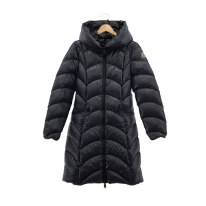 質屋 MONCLER ALBIZIA アルビジア モンクレール ダウンコート 1 ロング C2 093 49980-25-68950 ネイビー 23s619-1 みいち質店