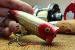 1950年代~ 金目 反射板 HEDDON CHUGGER SPOOK オールドルアー チャガスプーク検 ABU 道楽 BALSA50 ZEAL ハトリーズ 世代 昭和アングラーに