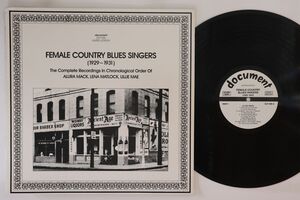 オーストリアLP Alura Mack, Lena Matlock, Lillie Mae Female Country Blues Singers (1929 - 1931) DLP586 DOCUMENT /00260