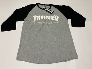 THRASHER スラッシャー 七分袖 Tシャツ Lサイズ 展示未使用品