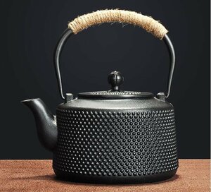 老鉄瓶コーティングなしお茶セット 手作りやかんを沸かす★お茶を入れる 鉄器◆茶道具