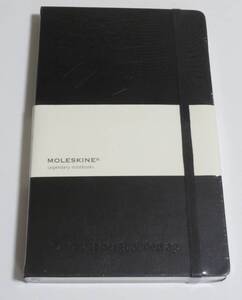 ☆ MOLESKINE モレスキン ノート 黒 ラージサイズ13cm×21cm ノベルティ品 未開封未使用品 ☆