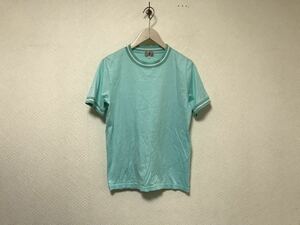 本物タケオキクチtkTAKEOKIKUCHIコットンリブ半袖Tシャツメンズサーフアメカジミリタリースーツストリート緑グリーン2M日本製