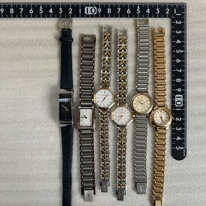 1000円〜 YSL 腕時計 6本セット 不動品 Yves Saint Laurent イヴ・サンローラン クォーツ CITIZEN 未稼働品