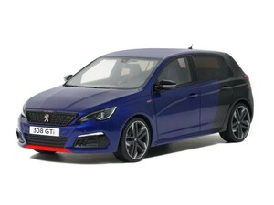 【オットーモビル】 1/18 プジョー 308 GTI 2018 (ブルー)　世界限定 999個 [OTM922]★未開封新品！