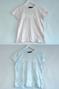 POLO RALPH LAUREN ラルフローレン 半袖Tシャツ　2枚セット　コットン ・SP ピンク|ブルー