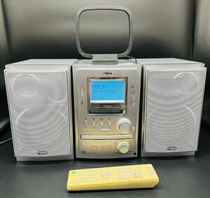 AIWA CX-LMJ10 CD MD カセット オールインワンシステムコンポ 2005年製【動作品 難ありジャンク】