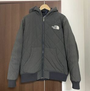 【送料無料】THE NORTH FACE ノースフェイス キルティング ヤッキンジャケットLサイズ　グレー