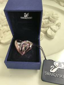 送料込 新品☆スワロフスキー　ハートのリング　HEART　RING サイズＳ カラー