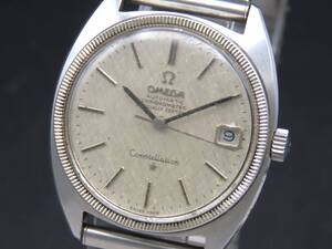 1円～! ジャンク品★正規品 OMEGA オメガ ST168.027 コンステレーション WGベゼル 自動巻き Cal.564 デイト メンズ腕時計 SSCLG2467