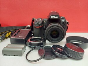 ■ Nikon D700 デジタル一眼レフカメラ ボディ DX AF-S NIKKOR 35/1.8G レンズ 1.4x TELEPLUS PRO 300 動作確認済 バッテリー ニコン