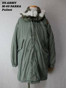 US ARMY M-65 FISHTAIL PARKA SMALL REGULAR Fullset Vintage アメリカ軍 フィッシュテール パーカー モッズコート ヴィンテージ