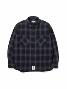 【新品未使用】 23SS 新品 WIND AND SEA ウィンダンシー NEIGHBORHOOD WDS OMBRE CHECK SHIRT L/S チェックシャツ ネイバーフッド 即決あり