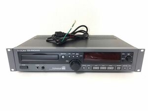 希少【中古整備済み】トレイベルト新品交換 TASCAM タスカム CD-RW2000 業務用CDレコーダー PC用CD-R録音可 正常動作 KSHOOW240419001