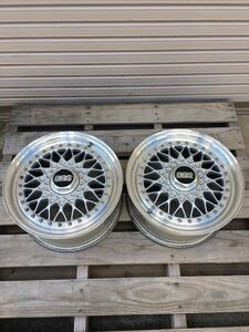 BBS RS 15インチ 7J ＋41 5穴 PCD114.3 2本 美品 岡山発