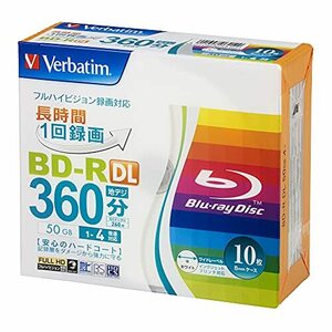 ?バーベイタム(Verbatim) Verbatim バーベイタム 1回録画用 ブルーレイディスク BD-R DL 50