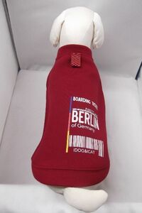 ◎送料無料・新品★犬の洋服あったかＴシャツＳ 　レッド 　チワワやベビィ犬他　