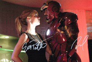 ☆SALE☆ ロバート・ダウニー Jr ＆ グウィネス・パルトロー 直筆サインフォト アイアンマン Robert Downey Jr. & Gwyneth Paltrow