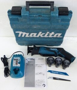 ☆makita マキタ 10.8V 充電式レシプロソー【JR101D】バッテリー3個・充電器付 USED品☆