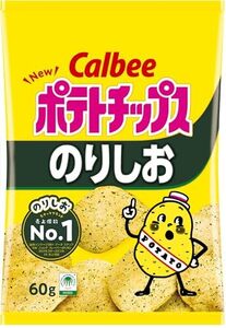 [ポテトチップス]カルビー ポテトチップス のりしお 60g×12袋 おやつ おつまみ