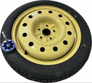 ★GRX130 トヨタ マークX　純正 17インチ スペア ホイール　1本　17×4T PCD114.3 5穴 ハブ径60　テンパー タイヤ T155/70D17★