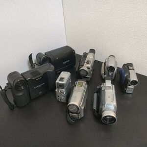 ジャンク ビデオカメラ 多数 まとめて 大量 まとめ売り Victor Panasonic Canon SHARP など他