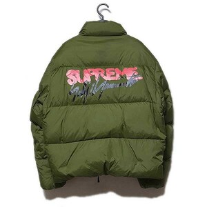 【Supreme×Yohji Yamamoto】POUR HOMME 20AW バックプリント ダウンジャケット S