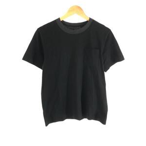 sacai サカイ クルーネックポケットTシャツ SCM-020 ブラック 2 ITU78G4Z2KM0