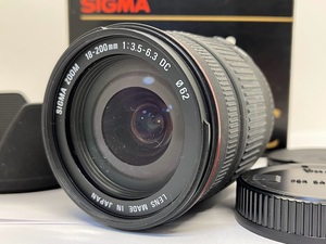 ★極上美品★シグマ SIGMA 18-200mm F3.5-6.3 DC PENTAX ペンタックス Kマウント【元箱、取扱説明書付】 #1229-3