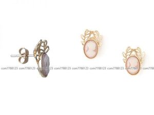 保管品1.4万＊Junco Paris ＊カメオ ピアスBEAMS アクセサリー ジュンコパリ ビームス イヤリング アンティーク調