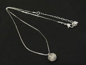 SWAROVSKI スワロフスキー ラインストーン ネックレス ペンダント アクセサリー レディース シルバー系 DG1182