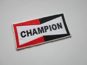 CHAMPION チャンピオン プラグ レーシングチーム メーカー ワッペン/ビンテージ 自動車 F1 レーシング 整備 作業着 ① 20