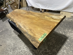 クス3459　楠　一枚板無垢材　2000x660-470-500x50mm ダイニングテーブル 　ローテーブル　センターテーブル　天板　樟　くすのき